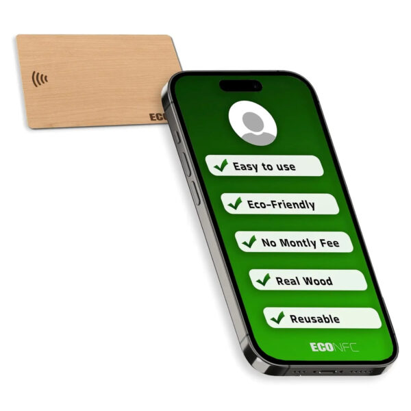 Wooden Digital Business Card - Image 3