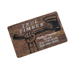 Cards on Wood