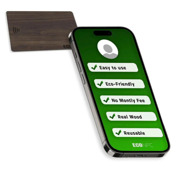 Wooden Digital Business Card - Image 2