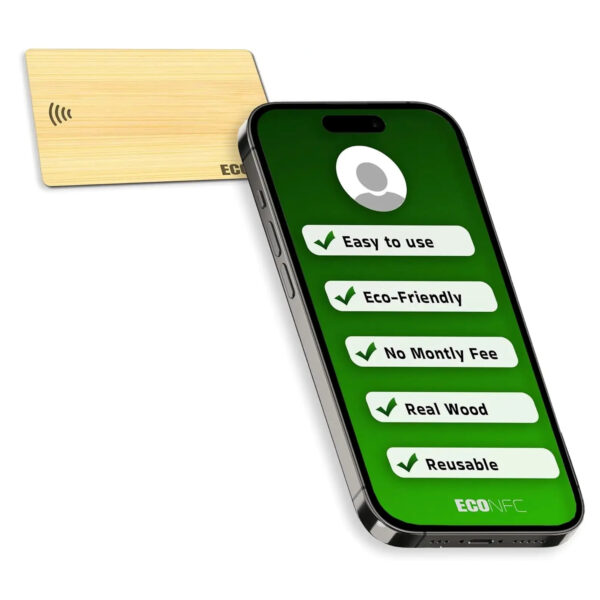 Wooden Digital Business Card - Image 4