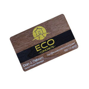 Custom Wood Business Cards