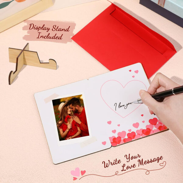Happy Anniversary Wooden Greeting Cards - Image 3