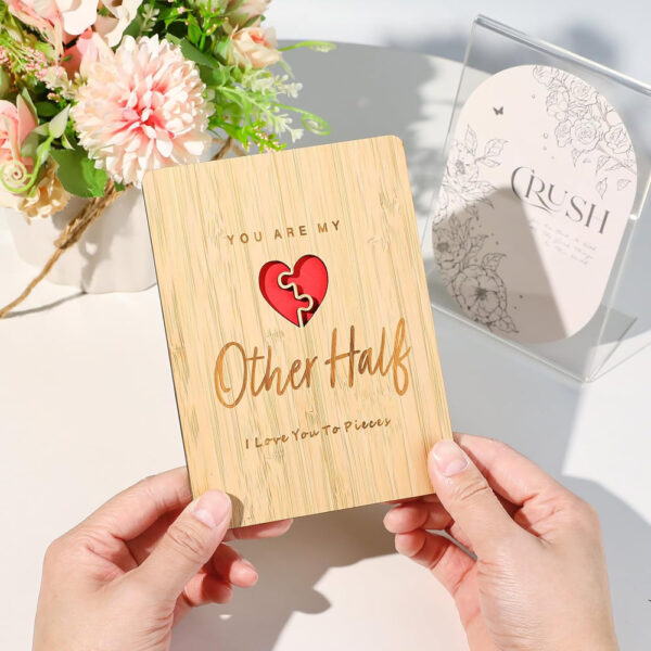 I Love You Wooden Greeting Cards - Image 2