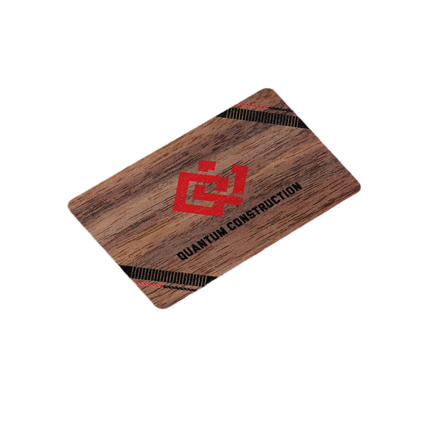 Full Color Printing Black Walnut Wood Business Cards - Image 5