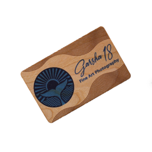 Laser Engraved Wood Business Cards