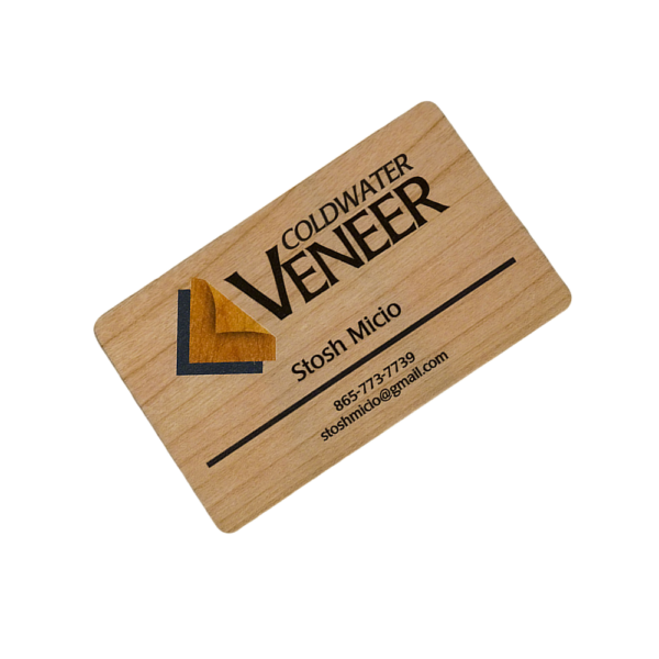 Business Cards Made of Wood - Image 3