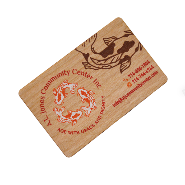 Wood Name Card