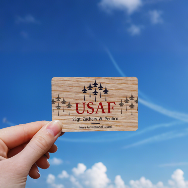 White Oak Wood Business Cards Printing - Image 7