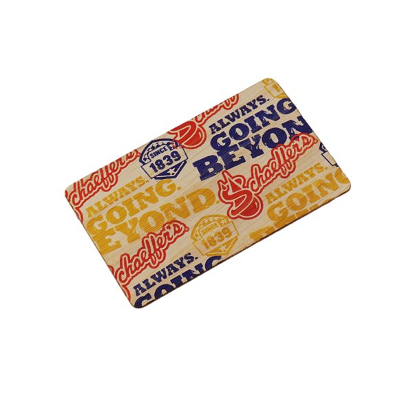 White Oak Wood Business Cards Printing - Image 3