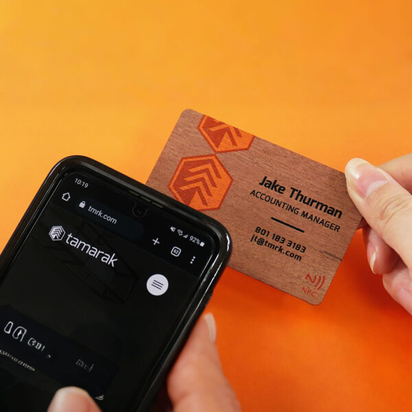 Wood NFC Business Cards - Image 5