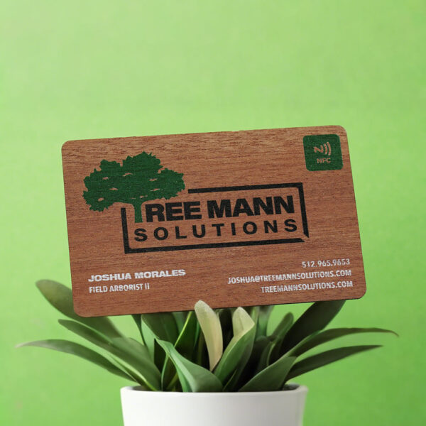 Wood NFC Business Cards - Image 6