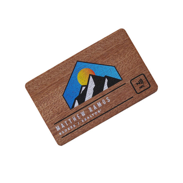 Wood NFC Business Cards - Image 2