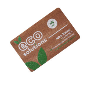 Wood NFC Business Cards