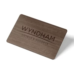 Hotel Room Keys Wooden Card