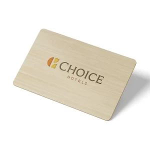 Wood Hotel Key Cards