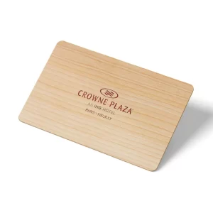 Wood Digital Hotel Key Card