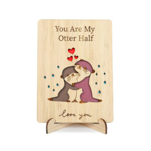 Wood Valentines Day Cards