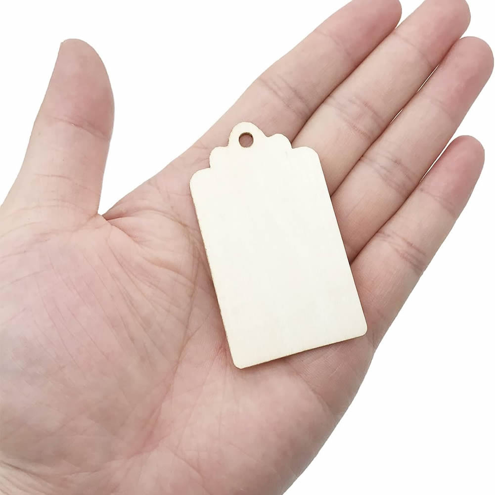 Wooden Hanging Tags for Hanging Wedding Decor Craft Projects - Image 4