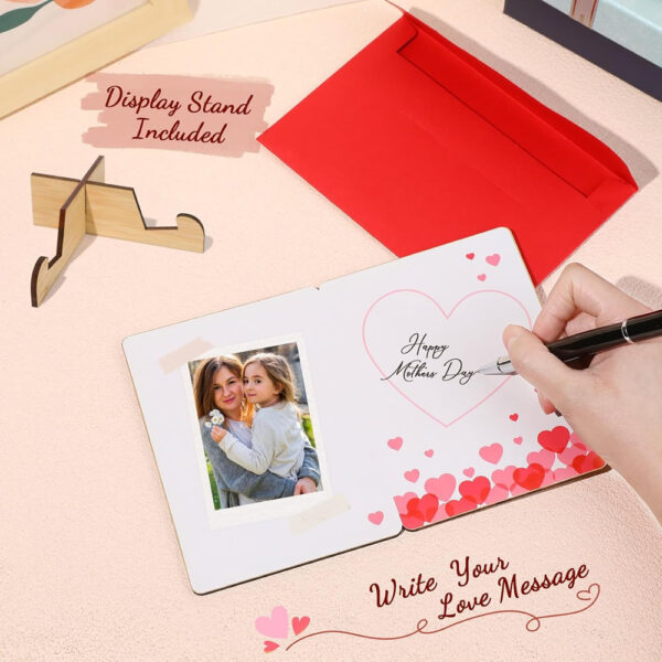 Happy Mother's Day Wooden Greeting Cards - Image 3