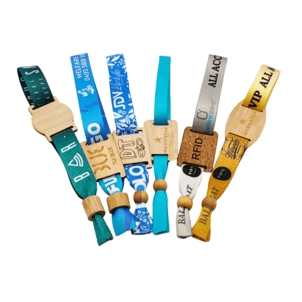 Eco Wristbands with Wooden RFID Tag - Image 2