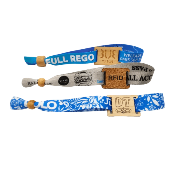Eco Wristbands with Wooden RFID Tag - Image 3