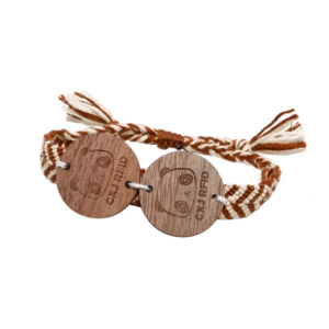 RFID Wooden Fabric Wrist Band