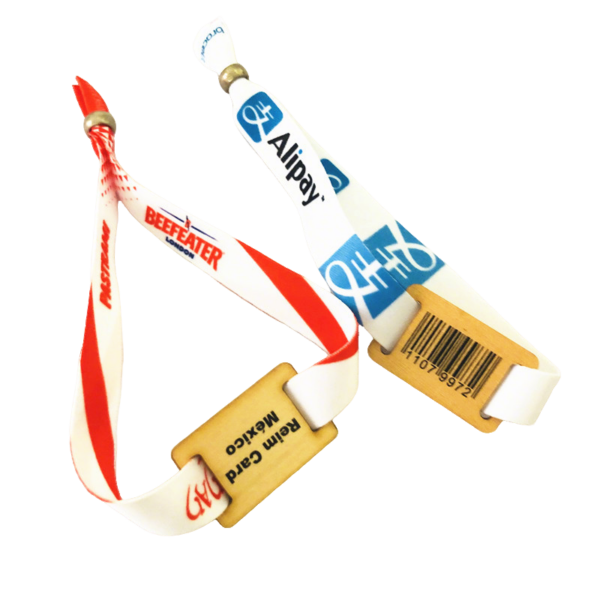 RFID Wooden Fabric Wrist Band - Image 7