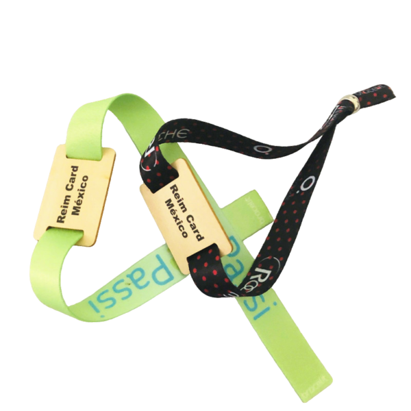 RFID Wooden Fabric Wrist Band - Image 4