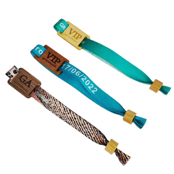 Custom Printed Wood RFID Wristbands - Image 7
