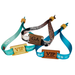 RFID Wooden Fabric Bracelet
