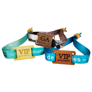 Custom Printed Wood RFID Wristbands