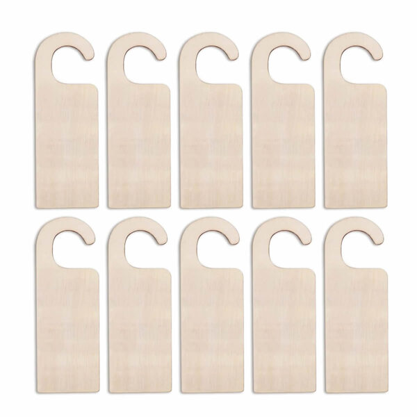 wooden door hangers to paint