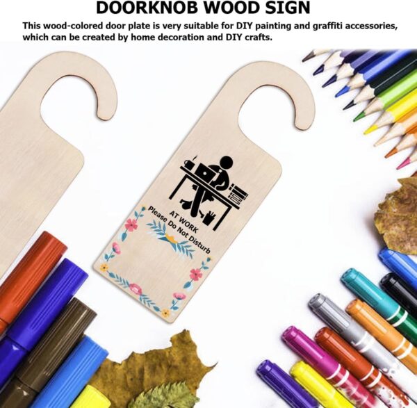 wooden door hangers to paint - Image 2