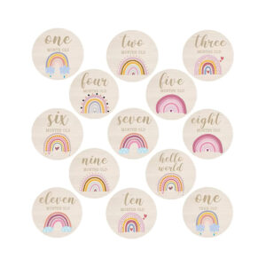 Baby Milestone Wood Card