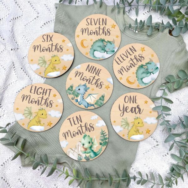 Wooden Baby Milestone Cards - Image 3